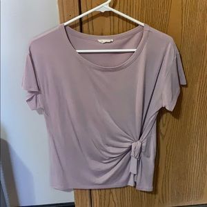 Boutique twist-tie shirt